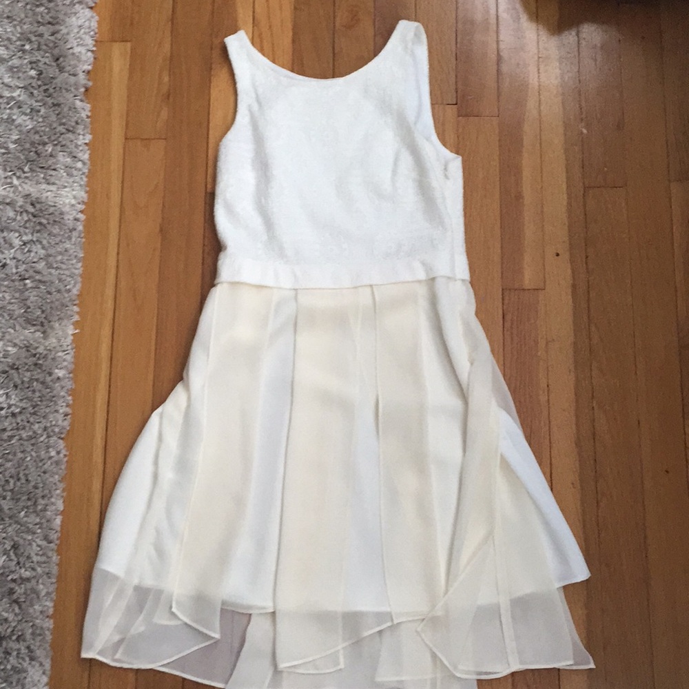 White/cream bcbg dress